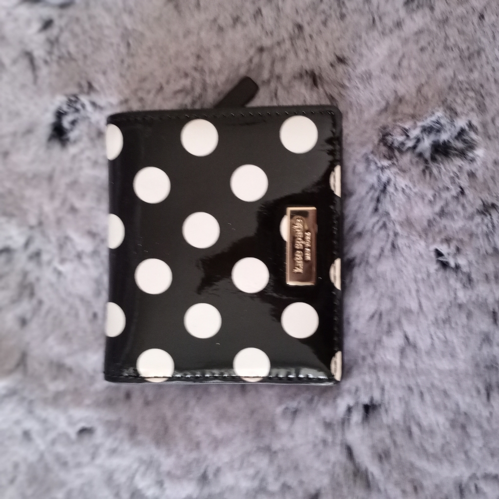 Kate Spade polka dot wallet